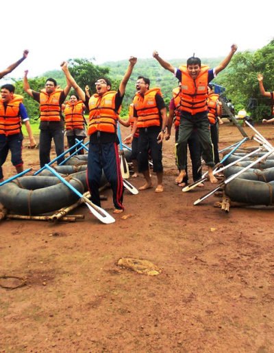 College Induction Raft Building | Empower Activity Camps