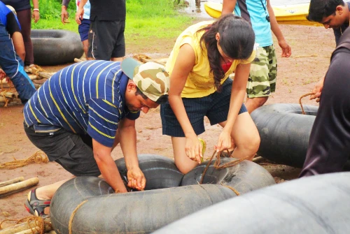 Raft Building Activity | Empower Corporate Outbound Training