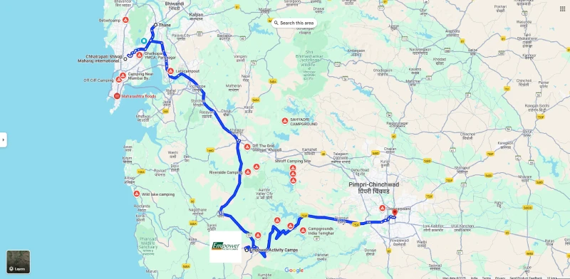 Empower Activity Camps Map Empower Activity Camps Map