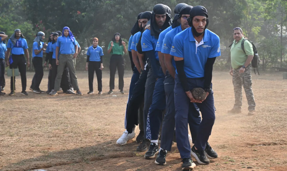 Team in Blue Corporate Outbound Training | Empower Activity Camps
